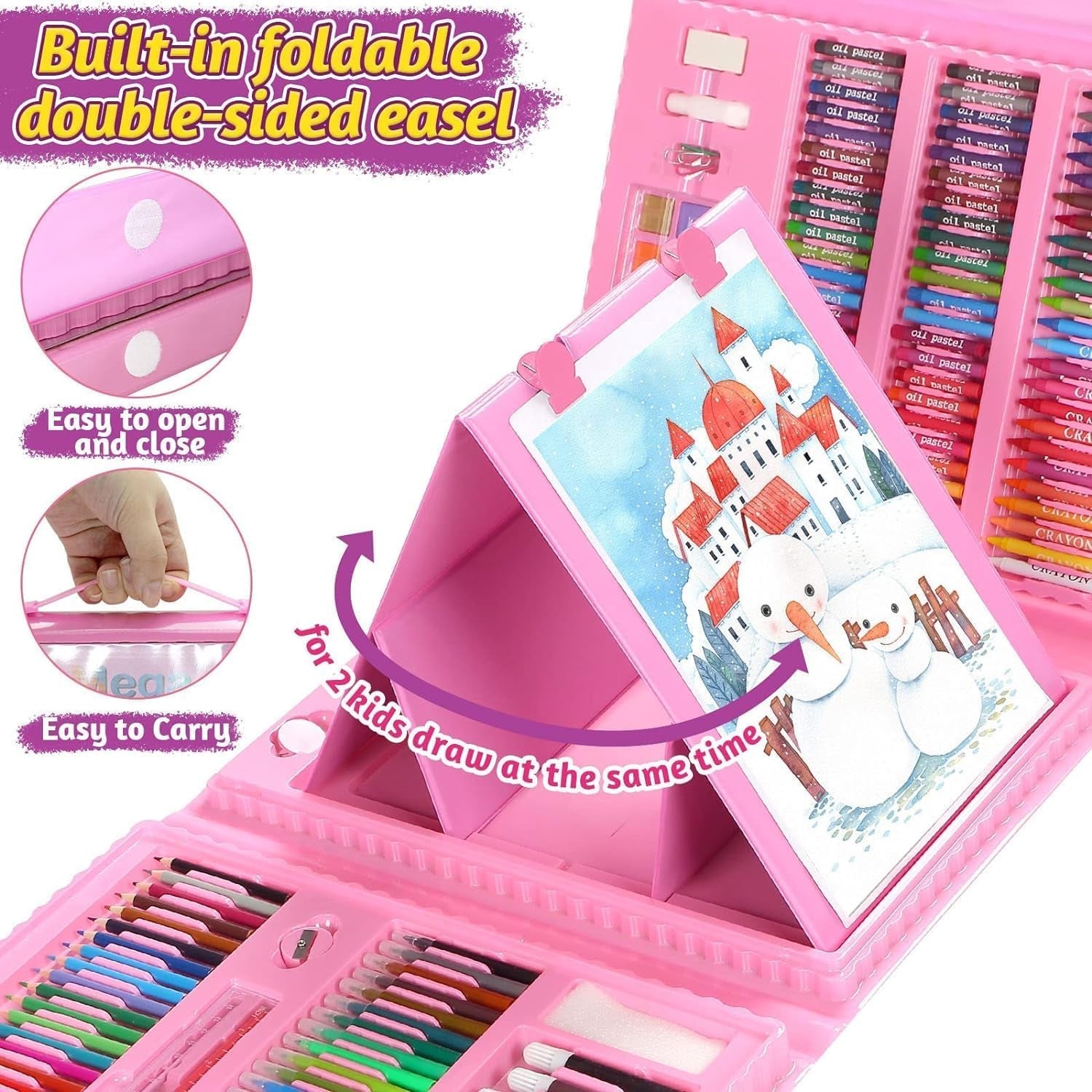 Professional Art Set (Art Set (208 Pcs) Professional Art Set (Art Set (208 Pcs)